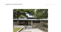 Desktop Screenshot of borowiczarchitecture.com