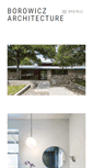 Mobile Screenshot of borowiczarchitecture.com